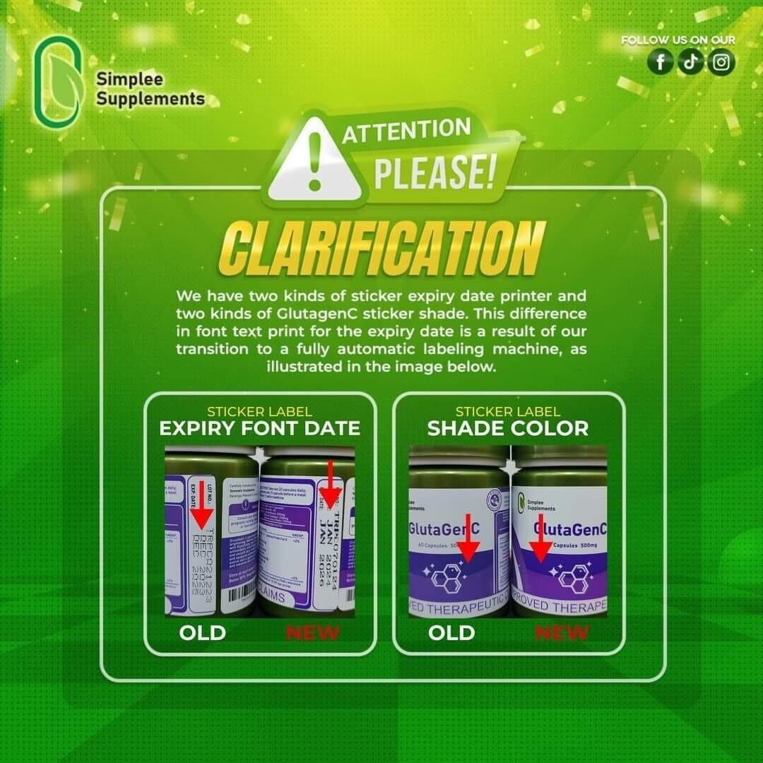 Glutagenc Glutathione & Collagen Duo by Simplee Supplements