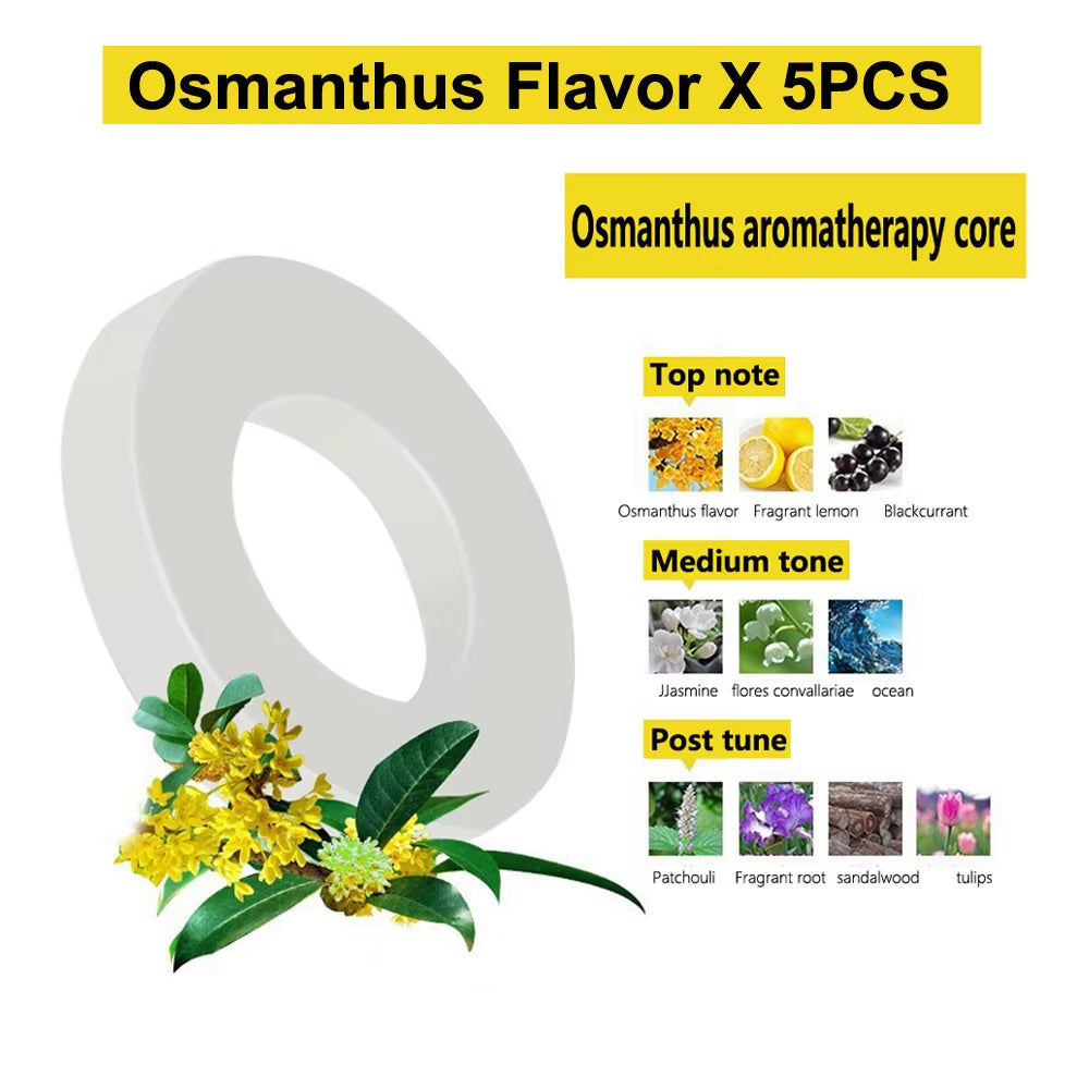 5-50 PCS PE Material Car Air Freshener Perfume Tablets Accessories Solar Rotation Car Perfume Diffuser Supplement Accessories