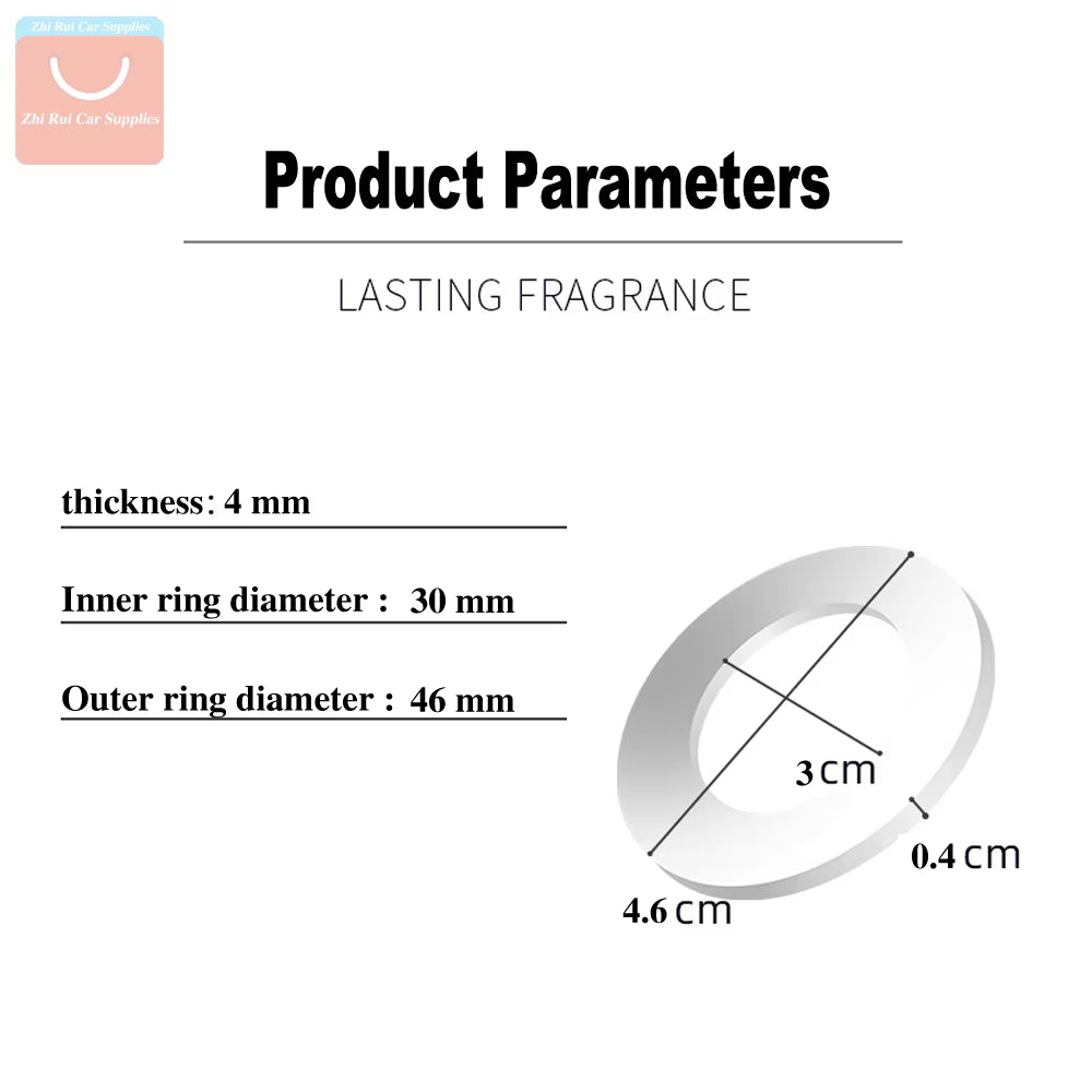 5-50 PCS PE Material Car Air Freshener Perfume Tablets Accessories Solar Rotation Car Perfume Diffuser Supplement Accessories